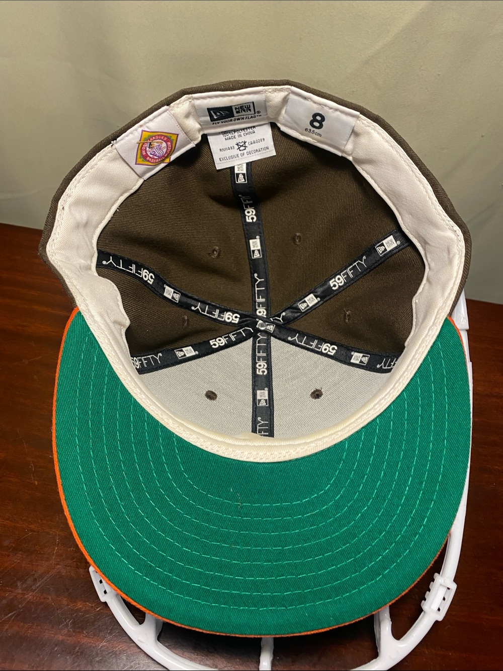 Baltimore Black Sox Negro League New Era Fitted 59FIFTY Hat Cap Size 8 - Picture 4 of 9